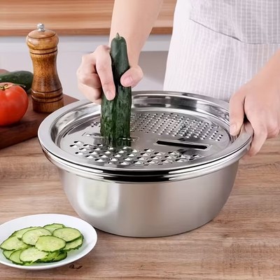 Set of 3 Stainless Steel Kitchen Tools