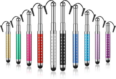 Universal Stylus Stift Touch Pen 10er Pack für Smartphone Tablet Gummi