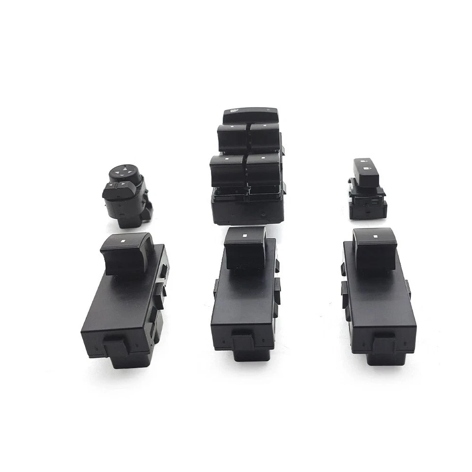 Power Window Switch Button Sets For 2007-2013 Chevy Silverado 1500 2500HD 3500HD — 第 4/4 张图片