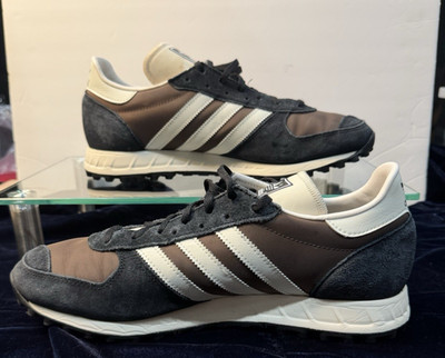 Adidas Originals TRX Vintage Men 10 Brown Black Cream Trail Shoes GX4580