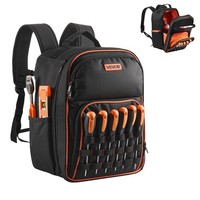 Vevor Werkzeugrucksack Mit 49 Taschen ReißFeste Werkzeugtasche FüR Elektriker