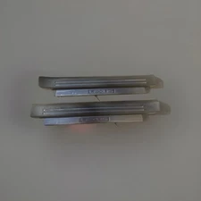 2007-12 LEXUS LS460 FRONT RIGHT & LEFT DOOR SILL SCUFF STEP TRIM PANEL BLACK OEM