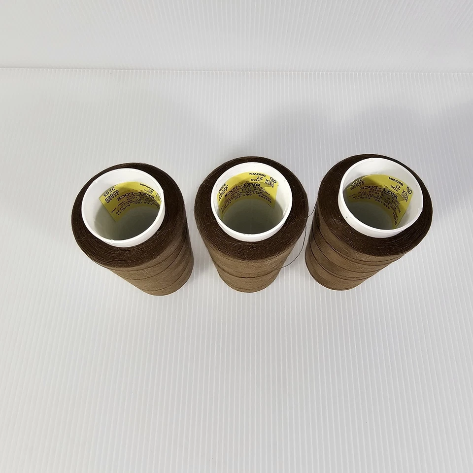 3 Maxilock Serger Thread Brown Polyester Overlock Sewing - Image 3 of 4