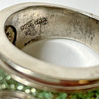Sterling 925 Silver Oval Aquamarine Size 5 Ring 10.2 Grams — photo 4
