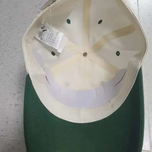 8 Seconds Ivory Cap with Green Embroidered Logo, New