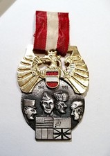 Adler Orden Plakette Medaille Austria Soldaten Alliierte Besatzung 1945-1955 WK2