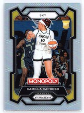 2024 Panini Prizm Monopoly WNBA #2 Kamilla Cardoso RC Silver Prizms