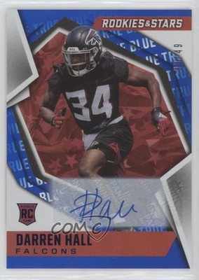 2021 Panini Rookies & Stars Rookies True Blue 8/49 Darren Hall #147 RC n0c