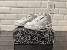 Nike Air Jordan 3 Retro Pure Money White Gs Size 4Y DM0967-111