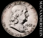 1963 Silver Franklin Half Dollar - Choice Gem Brilliant Unc  Lustrous  #L3341