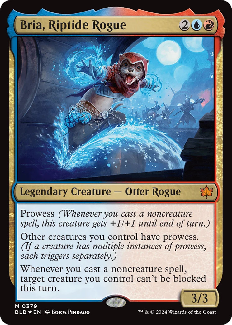 Bria, Riptide Rogue (Foil) MTG [Bloomburrow] Lightly Played