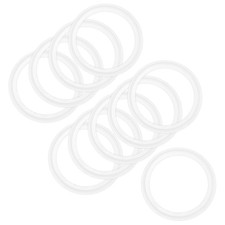 10-Pack Silicone O-Rings Gasket, 3" Seal Gaskets Flange Clamp O-Ring