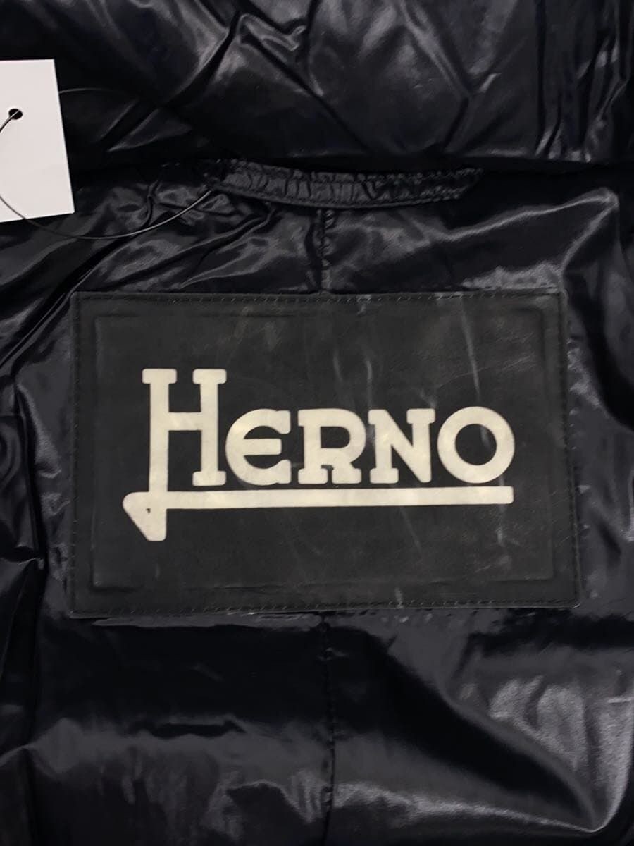 HERNO Long Down Jacket, Black, 38, Polyester, Mod… - image 3