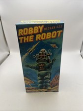 Billiken Shokai Robby the Robot Forbidden Planet Tin Toy w/Art Box