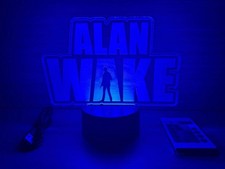 READ INFO - Alan Wake Logo RGB Led Lamp Microsoft Xbox PC PS5 One PS4 360
