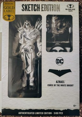 McFarlane DC Multiverse Curse of White Knight Azrael Sketch Edition Gold Label 