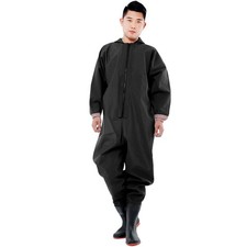 Full Body Waders Dry Suit Mens PVC For Floods Fly Fishing Heavy Duty+