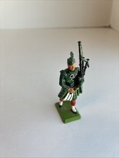Vintage Britains LTD Metal Cast Toy Soldier Figure England Bagpipes UK 2.75  