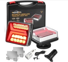 LED Wireless Trailer Lights Kit Magnetic Towing Tail Lights 58LED Universal Stop