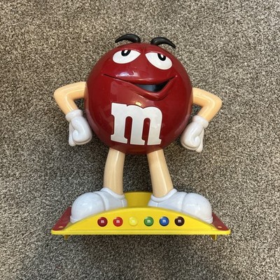 Rare M&M Red Character Candy Store self Topper Display Advertising   ( no shelfs