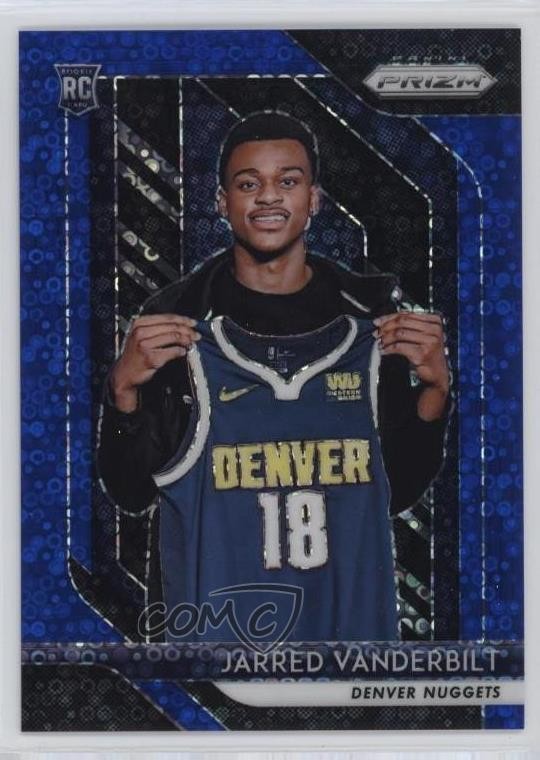 2018-19 Panini Prizm Fast Break Blue Prizm 29/175 Jarred Vanderbilt #42 0r2f