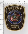 WRIGHT COUNTY SHERIFF ^^^ MINNESOTA (UPDATED 👀 MYLAR ) COLLECTIBLE POLICE PATCH