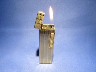 COLIBRI ''Duo-Flame''  Feuerzeug in gold  gasdicht - funktioniert im guten Zustand