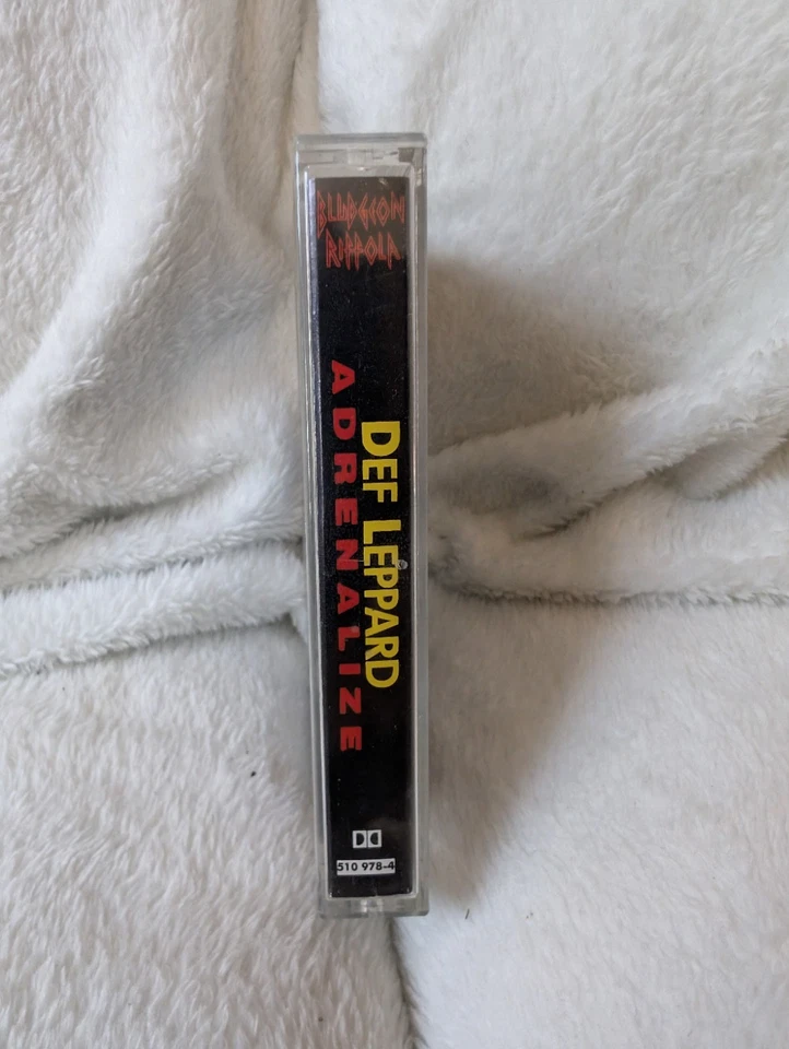 Original Vintage 1992 Def Leppard - Adrenalize - Cassette Tape 510978-4 - Image 2 of 4