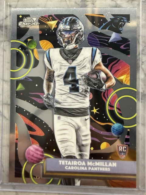 Tetairoa McMillan Rookie Base Panthers WR 2025 Topps Cosmic Chrome