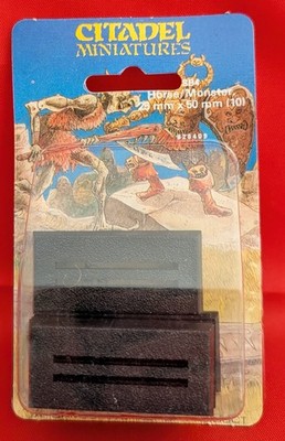 Citadel Miniatures - SB4 - Horse/Monster BASES, 25mm x 50mm (10) (MiB, Sealed)