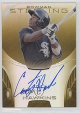 2013 Bowman Sterling Prospect Gold Refractor /50 Courtney Hawkins #BSAP-CH Auto