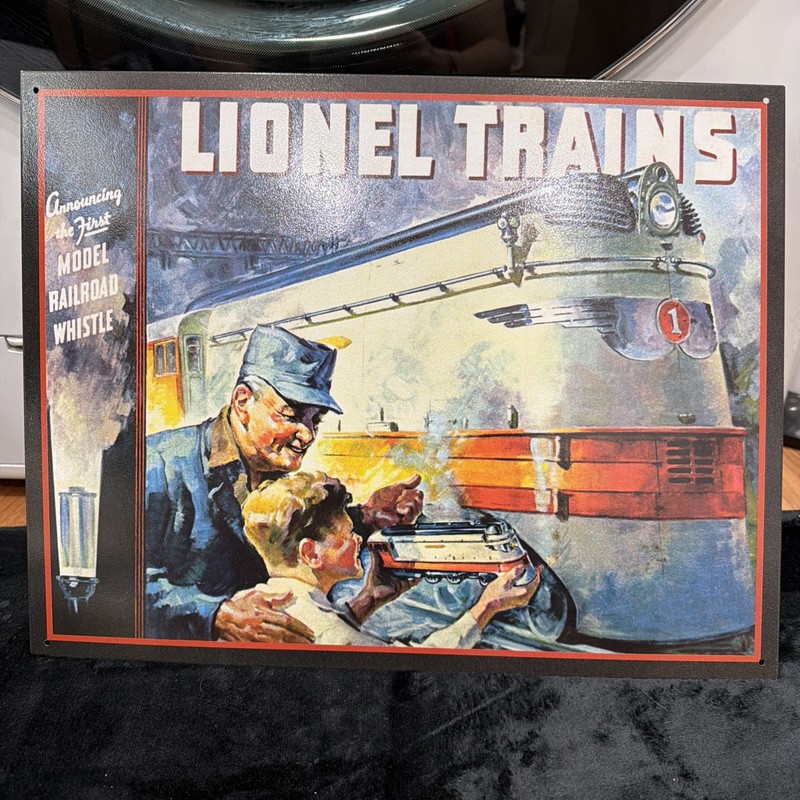 Lionel Trains Metal Sign 