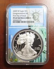 2020-W American Silver eagle proof__NGC PF 69__Congratulations Set