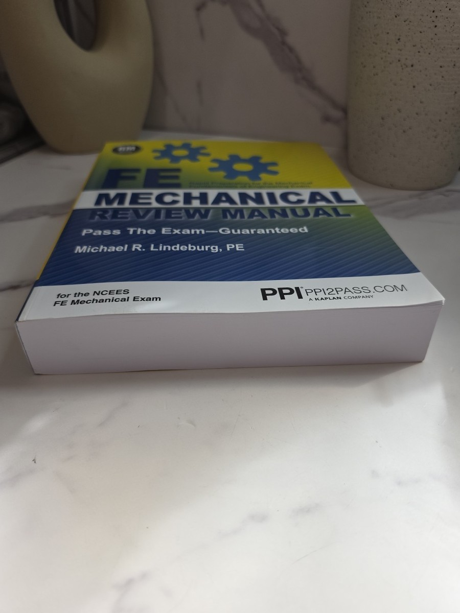 PPI's FE Mechanical Review Manual - Michael R. Lindeburg, PE | eBay