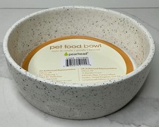 Pearhead Pet Food Bowl Cat  Dogs Water  Food Dish Ceramic New