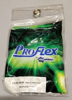 ProFlex 1.5' PC1.5V-DP High Performance Video Interface RCA/RCA