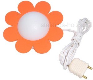 Wandlampe Blume Orange Fur Puppenhaus 3 5v Puppenhauslampe Bodo