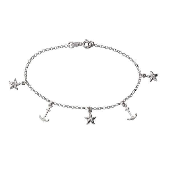 Armband 925 Sterling Silber Damen F Armband 925/- Sterling Silber 19Cm Damen-image