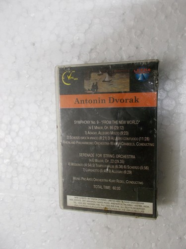 ANTONIN DVORAK SYMPHONY E MINOR MAJOR CLAMSHELL 1998 RARE CASSETTE TAPE INDIA - Picture 3 of 4
