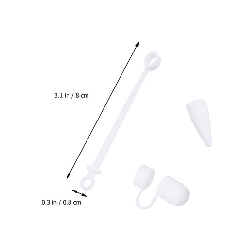 Silicone Manches Crayon Pointe Couverture Silicone Housse De Protection - Zdjęcie 2 z 11