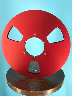 Burlington Recording 1/4'' X 10.5'' RED NAB METAL REEL RTM RMG ATR CAPTURE NEW