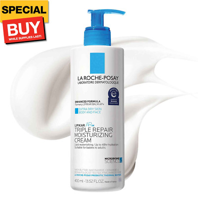 Lipikar AP+ Triple Repair Moisturizing Cream | Face & Body Lotion For Dry Skin |