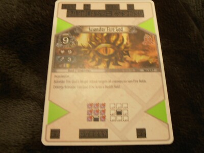 The Eye of Judgement PS3 Playstation Ultra Rare card # 017 Sciondar Fire  God | eBay