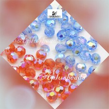 36pcs Authentic 4MM Swarovski Crystal Faceted Beads 5000 AB2X Various Colors
