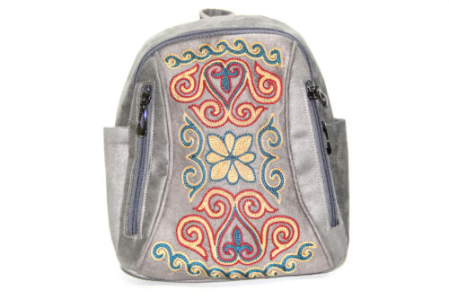 Kazakh Embroidered Backpack 2 - Picture 1 of 6