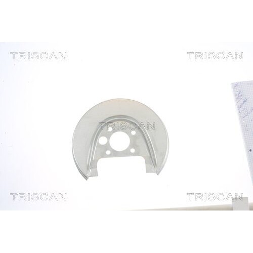 Spritzblech, Bremsscheibe Triscan 8125 29209 FüR Vw, Hinterachse Links-image
