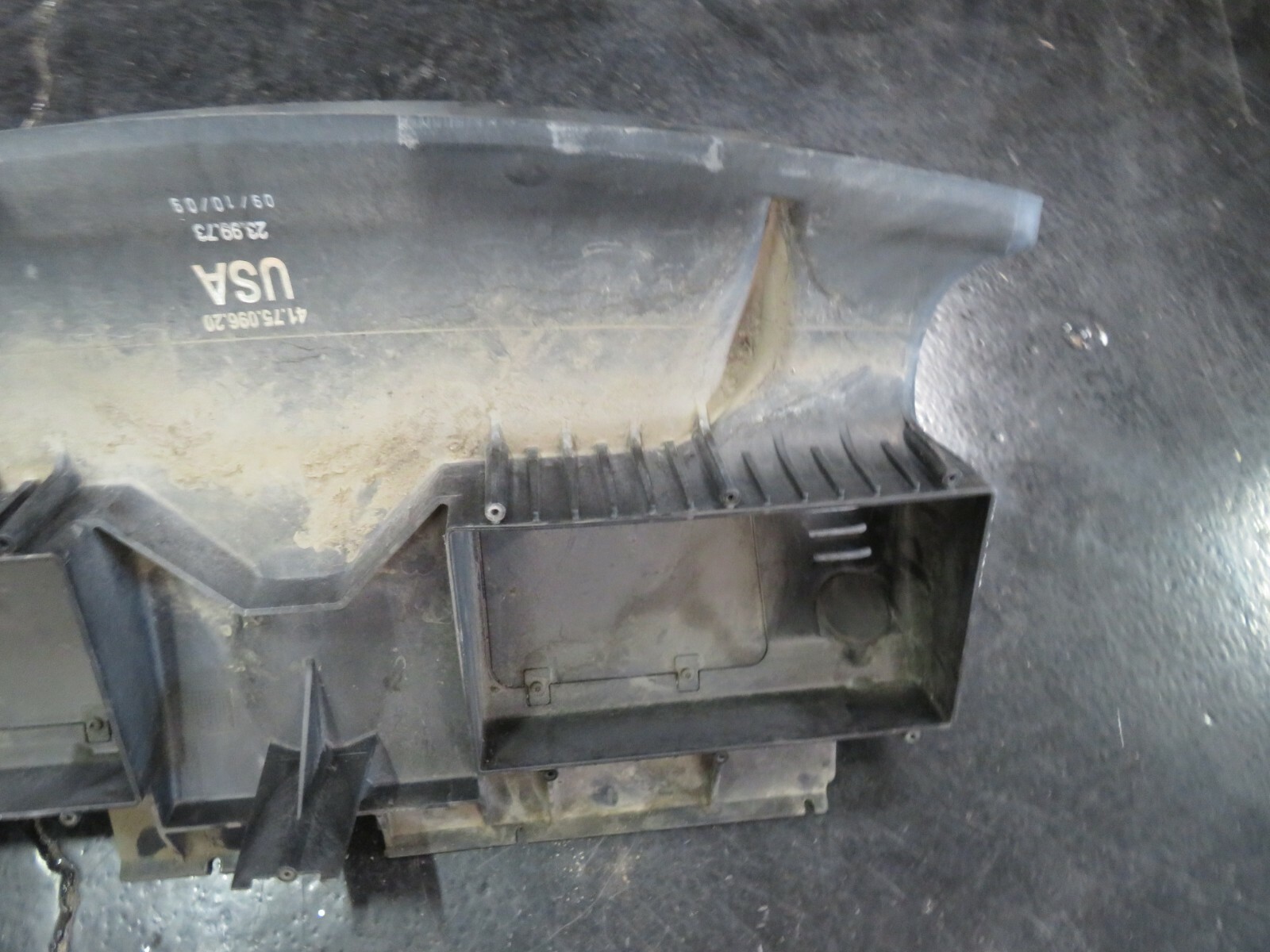 Ferrari California, Lower Air Cleaner Box / Duct / Shroud,  Dmg Used, P/N 239977