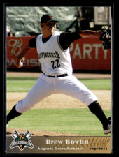 Drew Bowlin 2011 Augusta Green Jackets Team Set