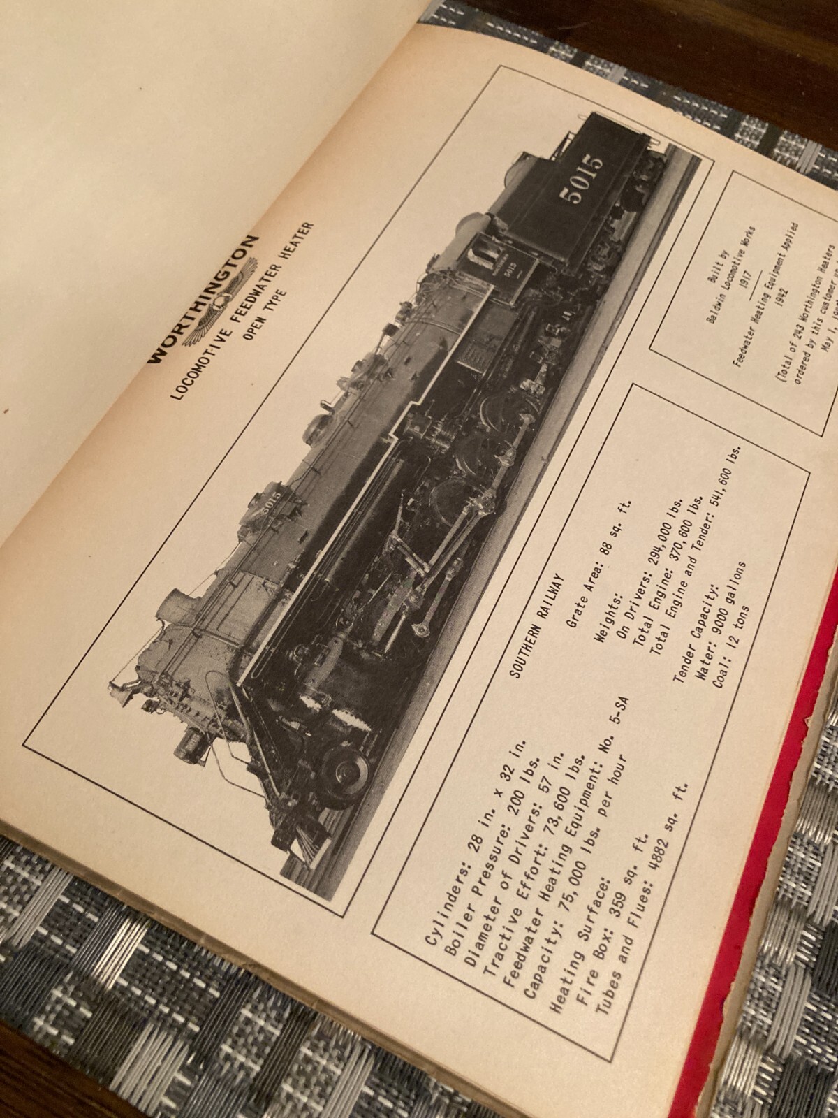 Worthington Pump and Machinery Corporation Feedwater Heater