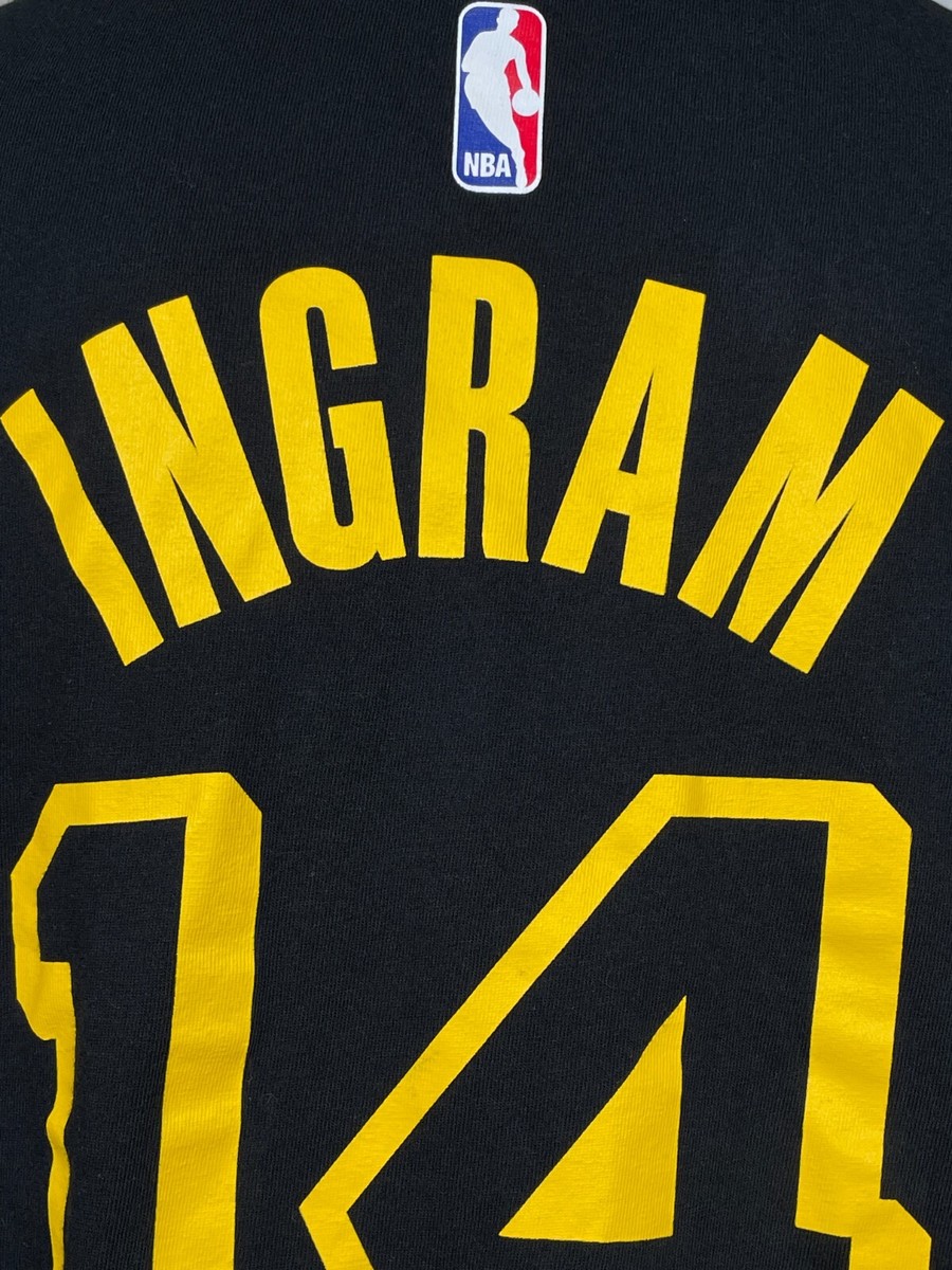 Brandon Ingram #14 Los Angeles Lakers NBA Nike Black Jersey Style